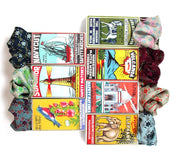 Mini Natasha Green Silk Scarf