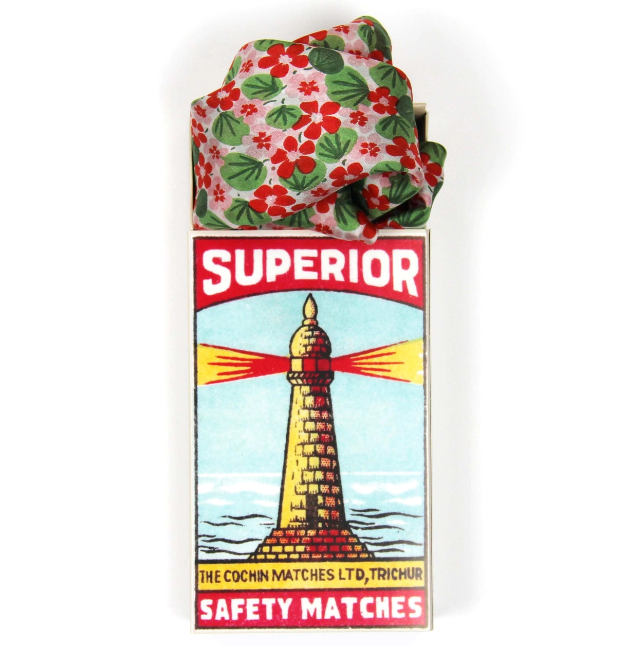 Mini Capucine Orange Silk Scarf - Presence Hamilton