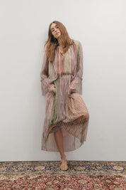 Crystalline Maxi Skirt- Shimmering Dawn Light - Presence Hamilton