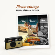 Timelens Digital Camera- Pop Edition 80's Gold