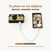 Timelens Digital Camera- Pop Edition 80's Gold