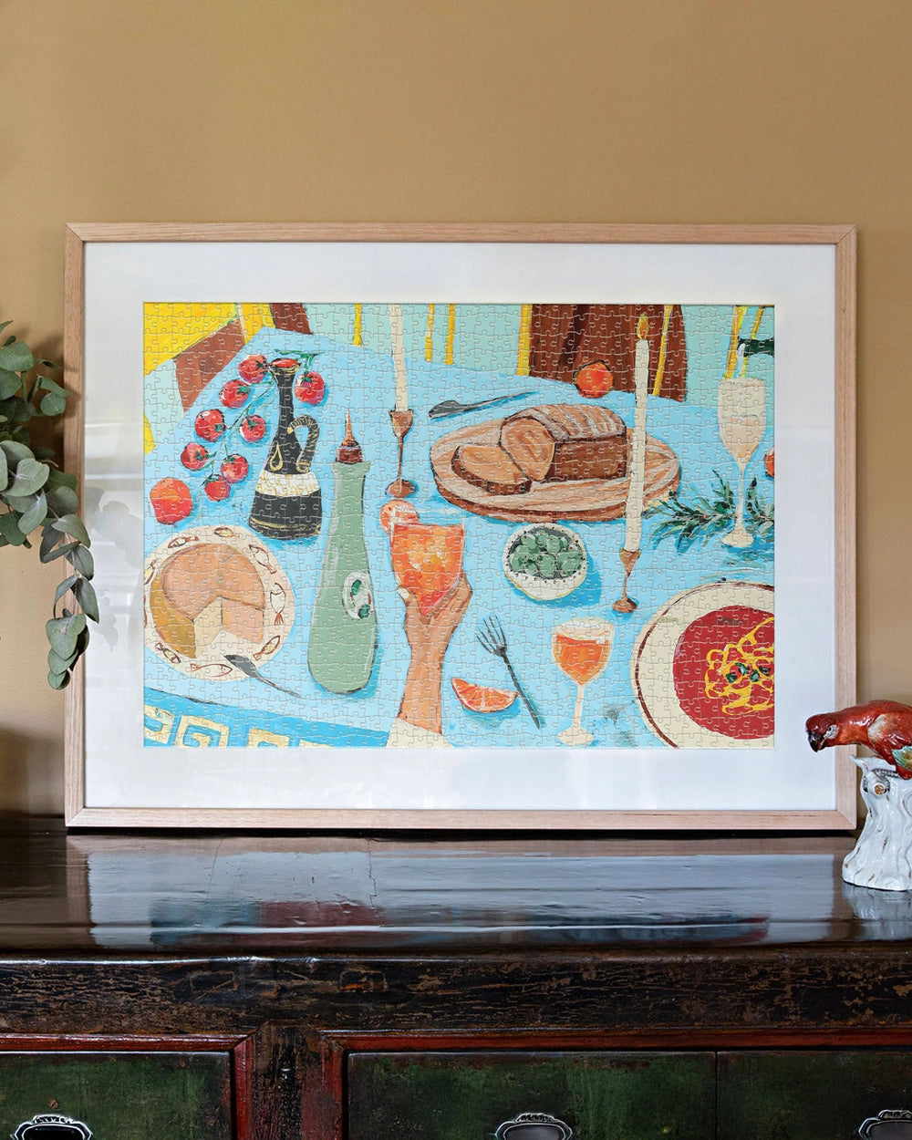 1000 Piece Puzzle-Feast On the Sunlit Terrace - Presence Hamilton