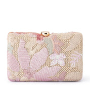 Greta Floral Clutch-Blush - Presence Hamilton