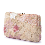 Greta Floral Clutch-Blush - Presence Hamilton