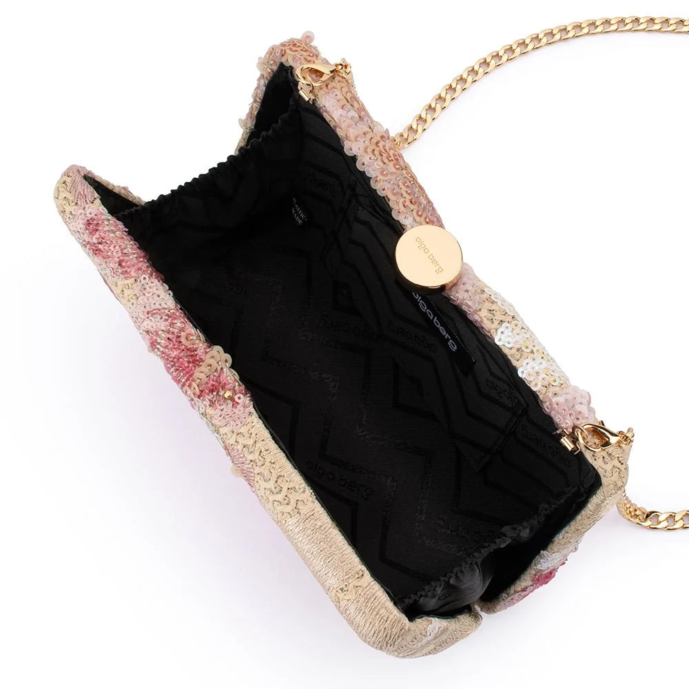 Greta Floral Clutch-Blush - Presence Hamilton