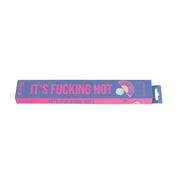 Hand Fan w/Gift Box "It's F*cking Hot" Pink&Blue