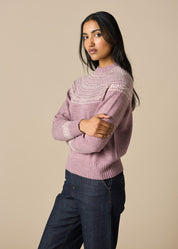 Ingrid Fair Isle Jumper- Thistle - Presence Hamilton