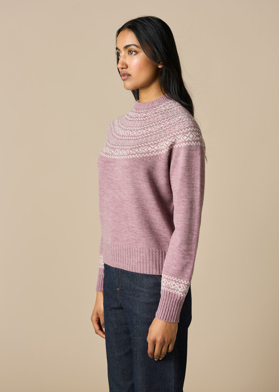 Ingrid Fair Isle Jumper- Thistle - Presence Hamilton