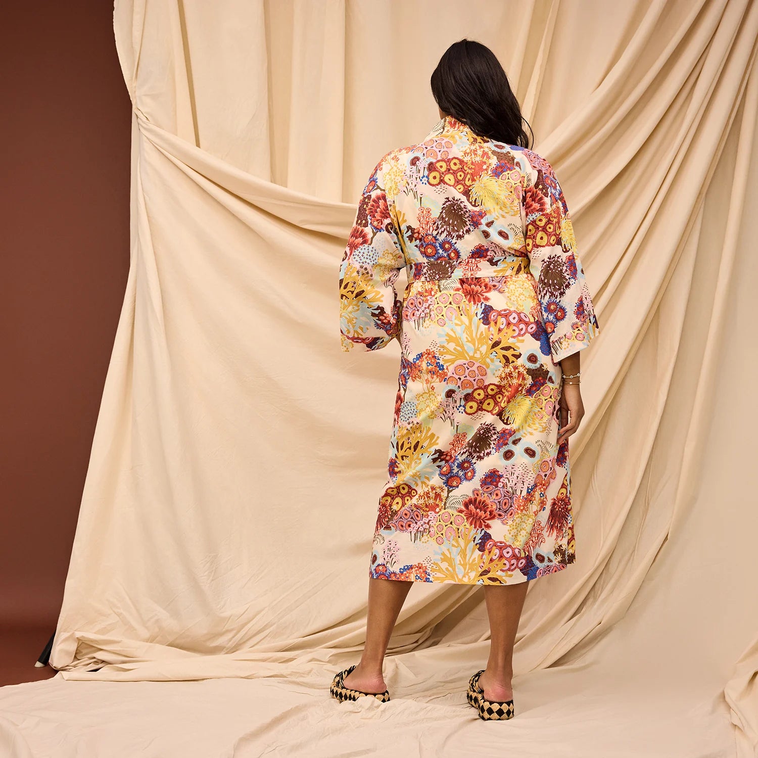 Cora Cotton Robe - Pearl