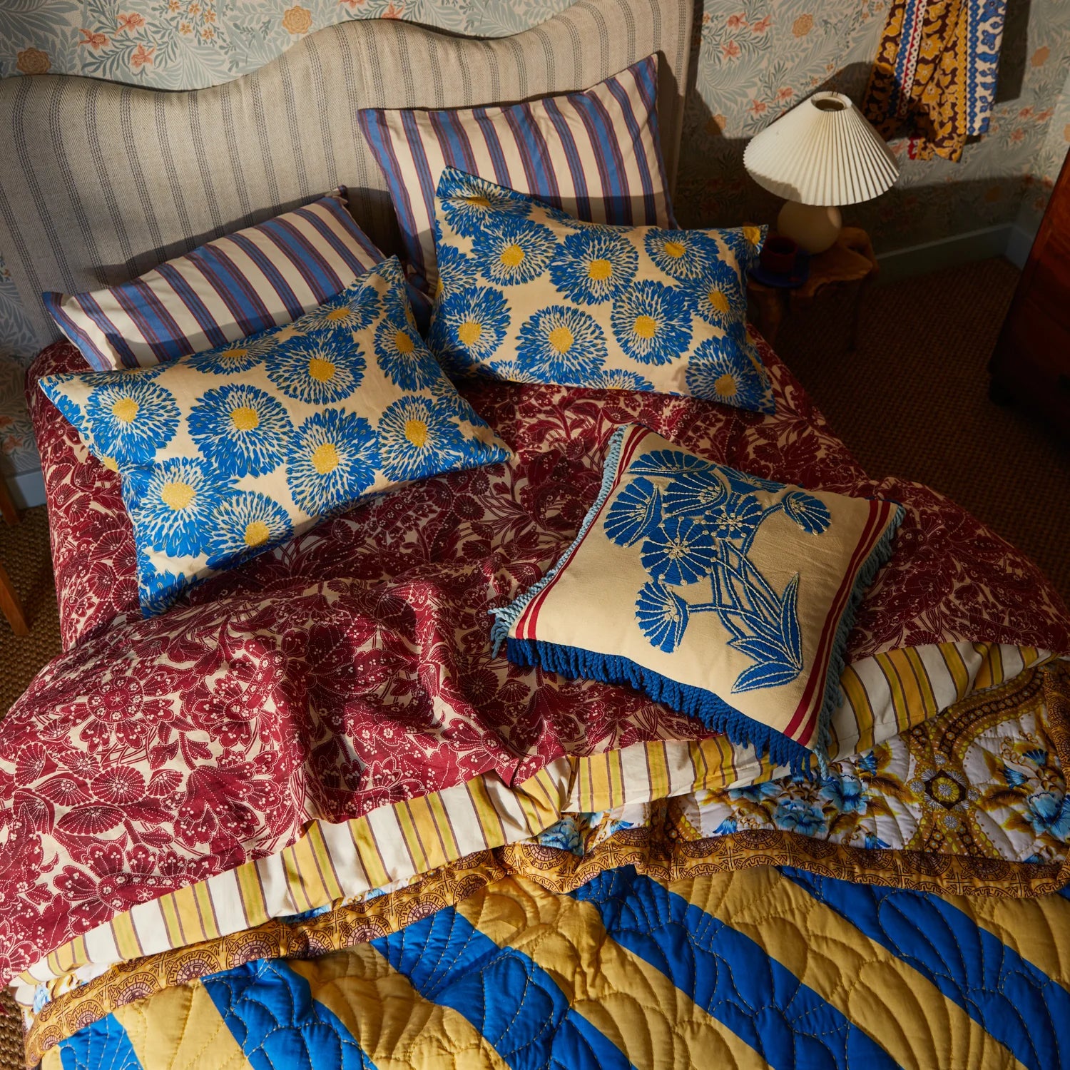 Emilia Embroidered Cushion