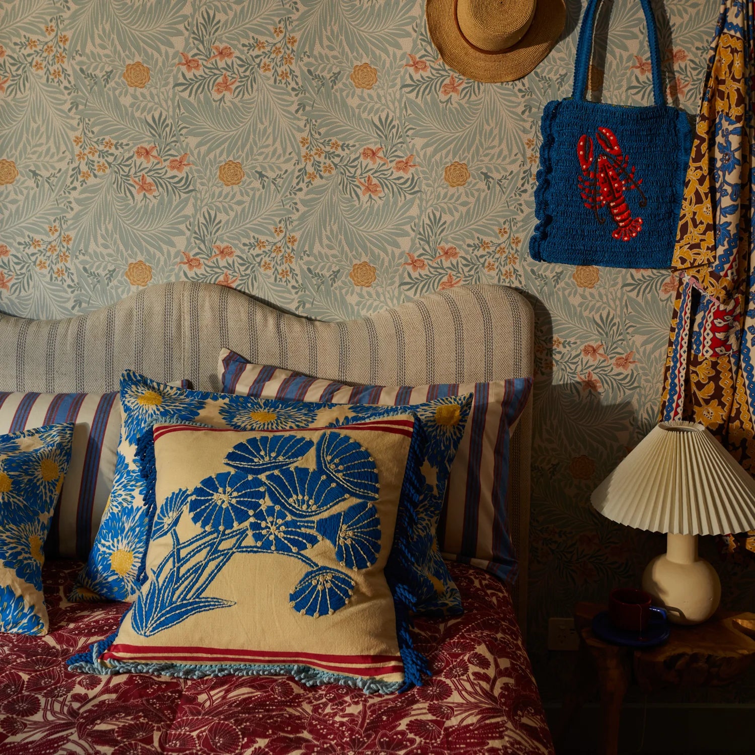 Emilia Embroidered Cushion