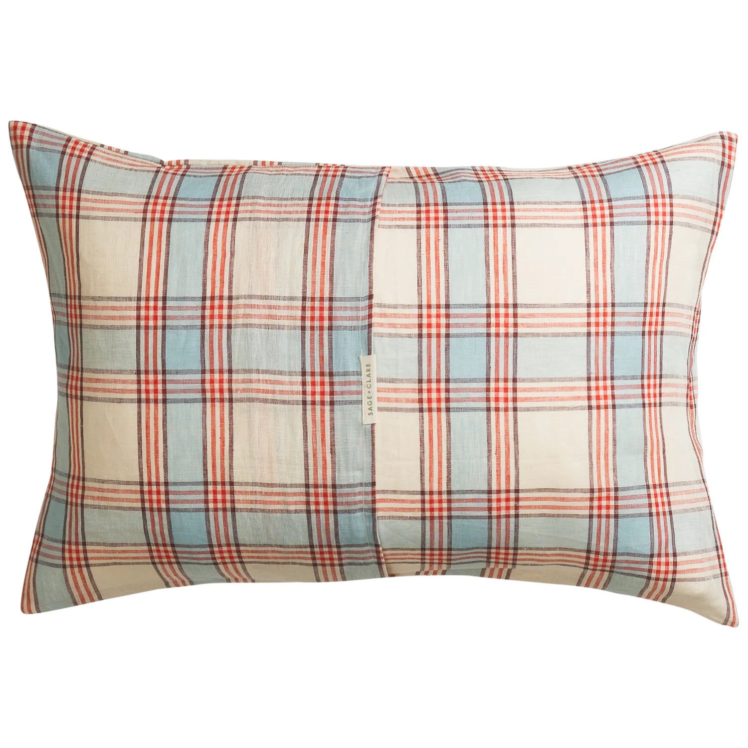 Isla Linen Pillowcase Set-Cerulean