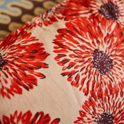 Isabella Linen Pillowcase Set- Flame