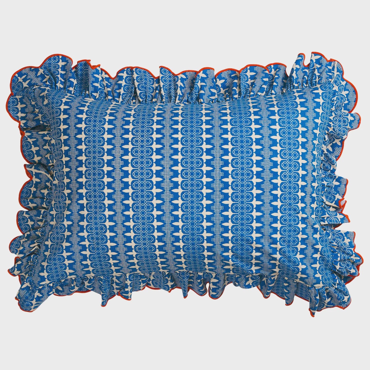 Esme Cotton Pillowcase Set - Azure