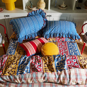 Esme Cotton Pillowcase Set - Azure