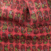 Naia Linen Quilt Cover - Garnet