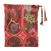 Naia Linen Quilt Cover - Garnet