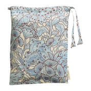 Lucia Linen Quilt Cover- Cerulean