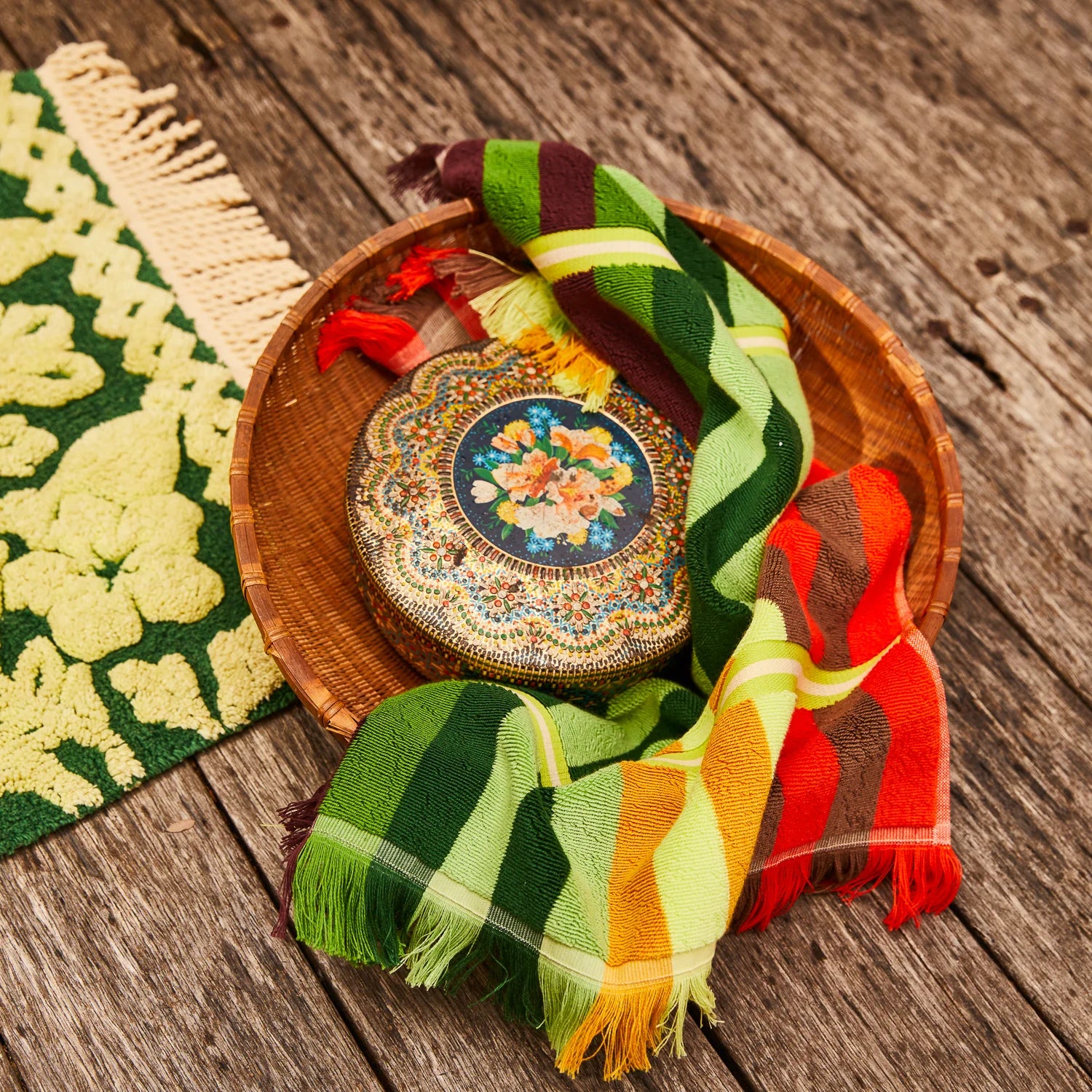 Chiara Hand Towel - Zest - Presence Hamilton