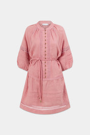 Jostle Dress- Pink Clay