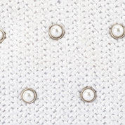 Kaia Studded Woven Clutch