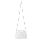 Kaia Studded Woven Clutch