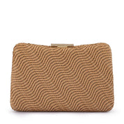 Lindy Woven Clutch-Natural - Presence Hamilton