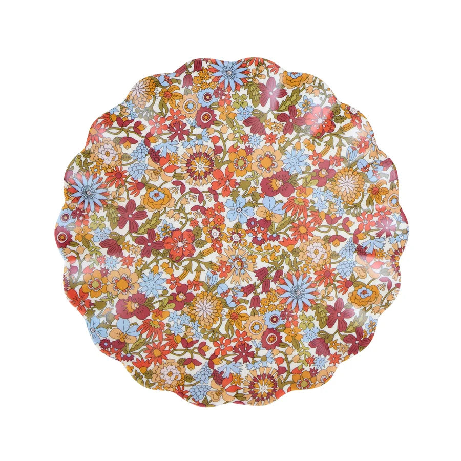 Reusable Small Plates - Liberty Rustic Hues- set of 6