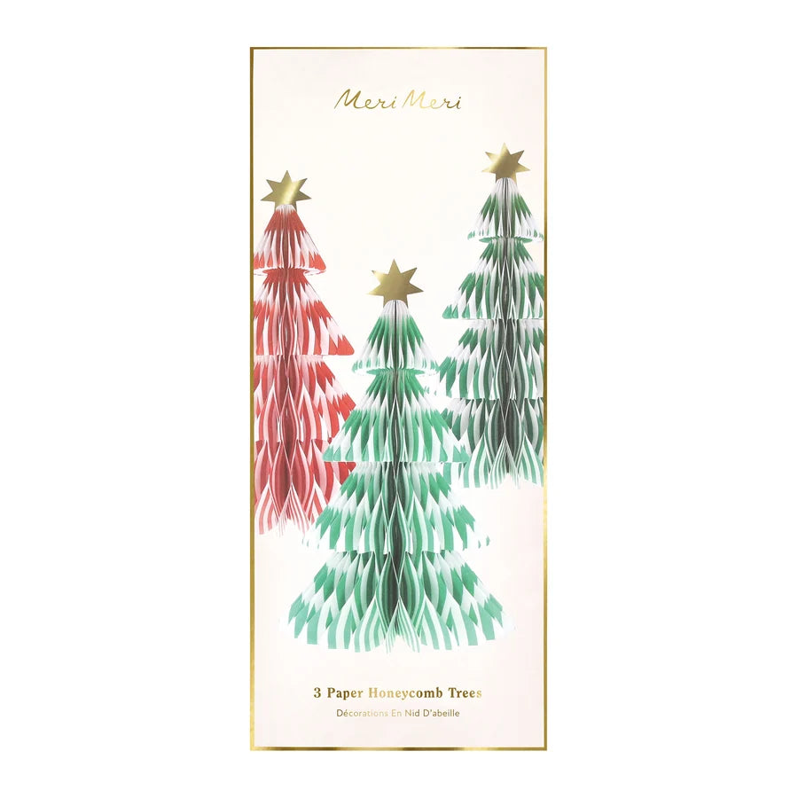 Stripe 3D Paper Trees