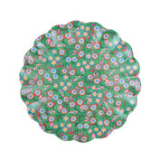 Reusable Small Plates - Liberty Red & Green- set of 6