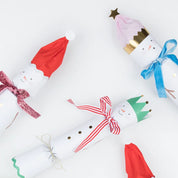 Snowman Xmas Crackers- set 6