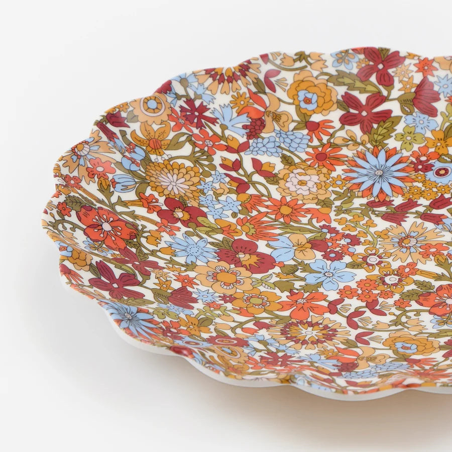 Reusable Small Plates - Liberty Rustic Hues- set of 6