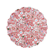 Reusable Small Plates - Liberty Red & Green- set of 6