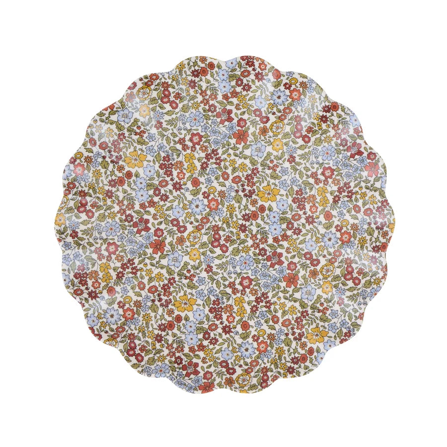 Reusable Small Plates - Liberty Rustic Hues- set of 6