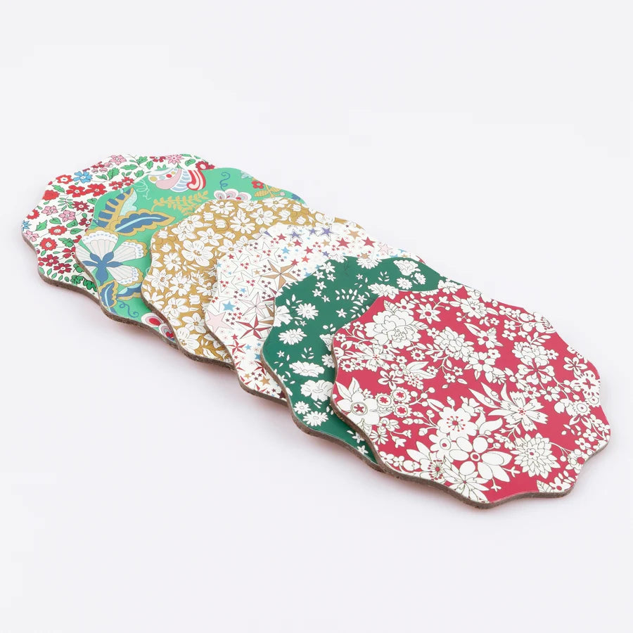 Liberty Coasters- Winter - Set of 6 assorted