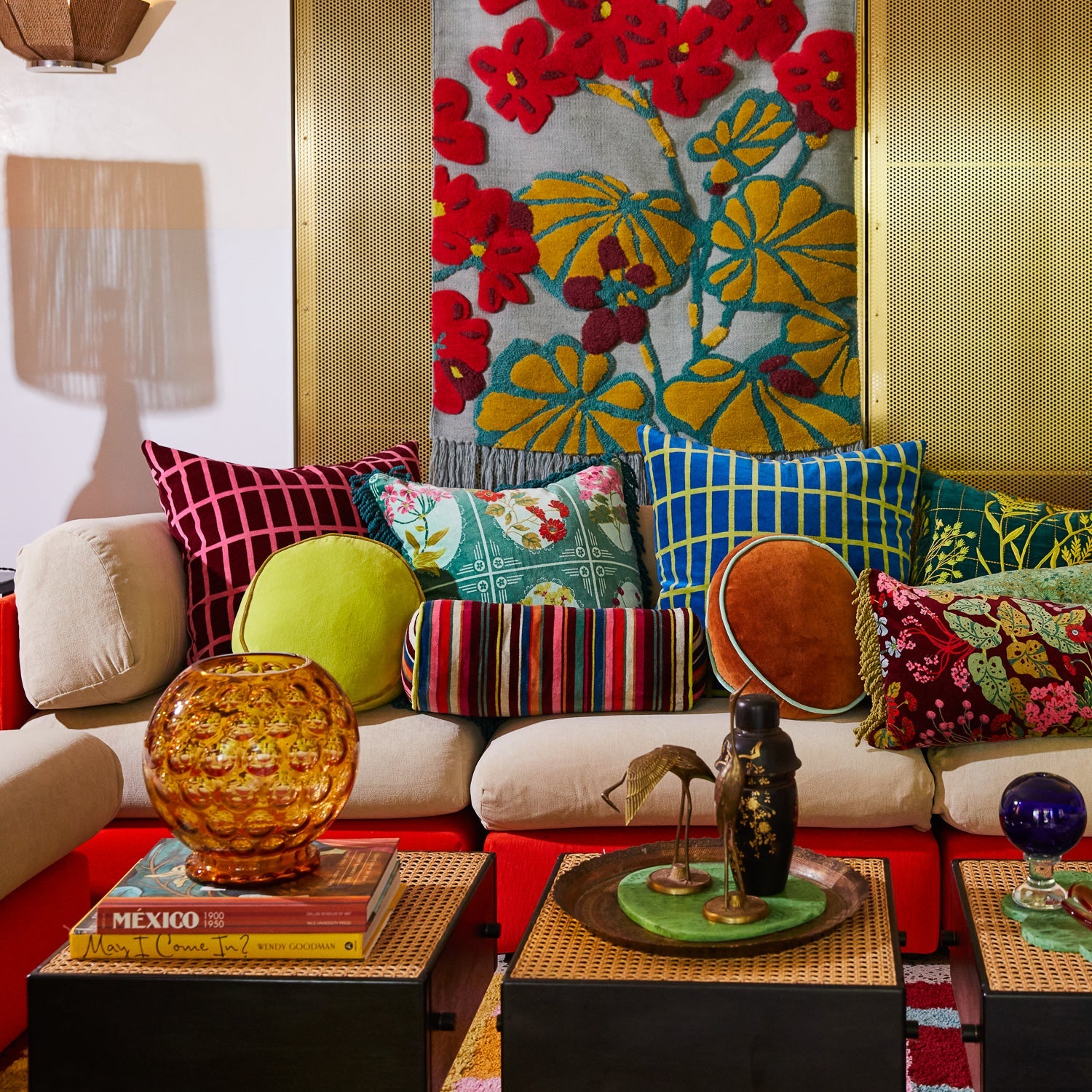 Gigi Velvet Cushion- Forest