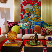Gigi Velvet Cushion- Forest