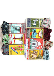 Mini Arum Fuchsia Scarf