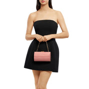 Odette Acrylic Clutch - Pink