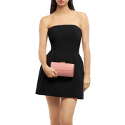 Odette Acrylic Clutch - Pink