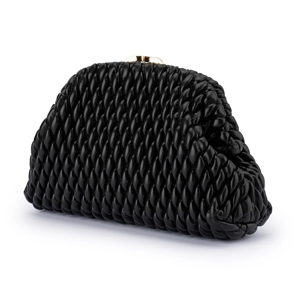 Paige Textured Clutch - Presence Hamilton