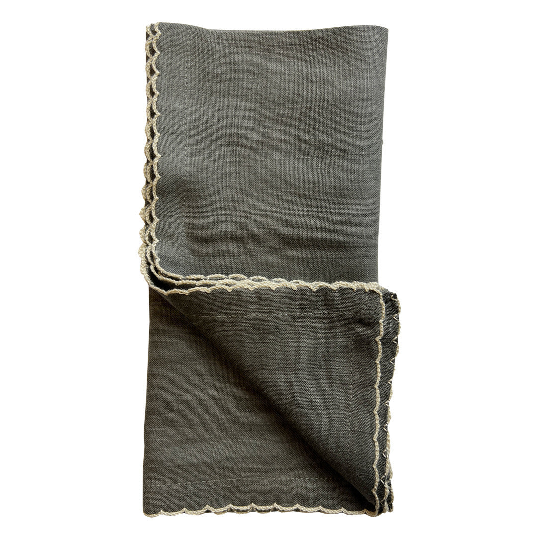 Patina Scalloped Napkin Set/4 - Presence Hamilton