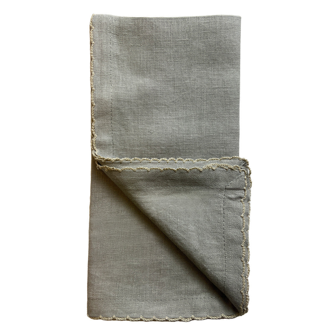Patina Scalloped Napkin Set/4 - Presence Hamilton
