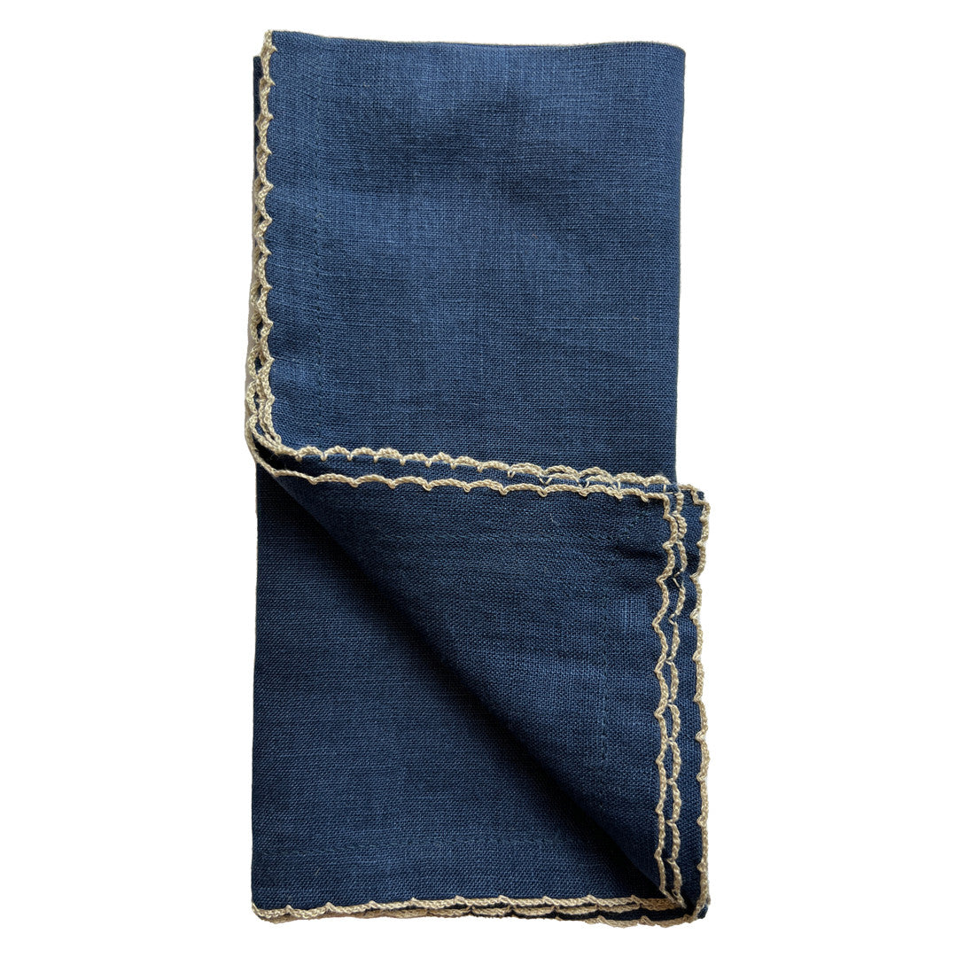 Patina Scalloped Napkin Set/4 - Presence Hamilton