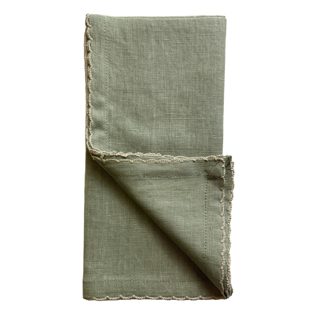 Patina Scalloped Napkin Set/4 - Presence Hamilton