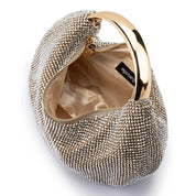 Pixie Crystal Mesh Bag - Champagne