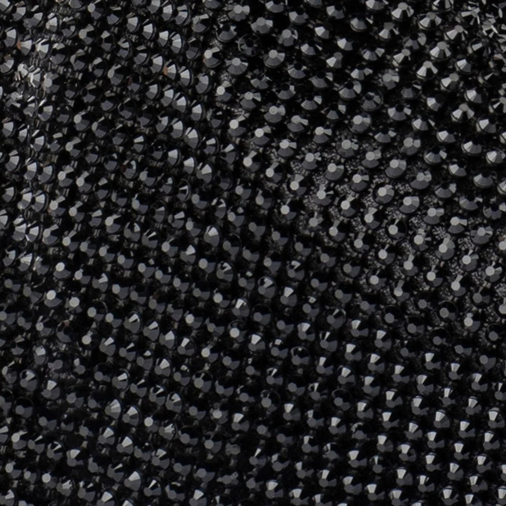 Pixie Crystal Mesh Bag - Black