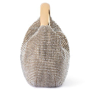 Pixie Crystal Mesh Bag - Champagne