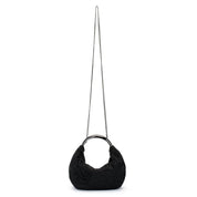 Pixie Crystal Mesh Bag - Black