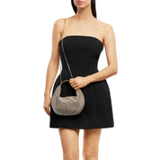 Pixie Crystal Mesh Bag - Champagne